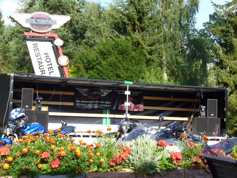 Fette Anlage, das Forsthaus-Soundsystem